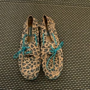 ARIAT leather Caldwell leopard print shoes
